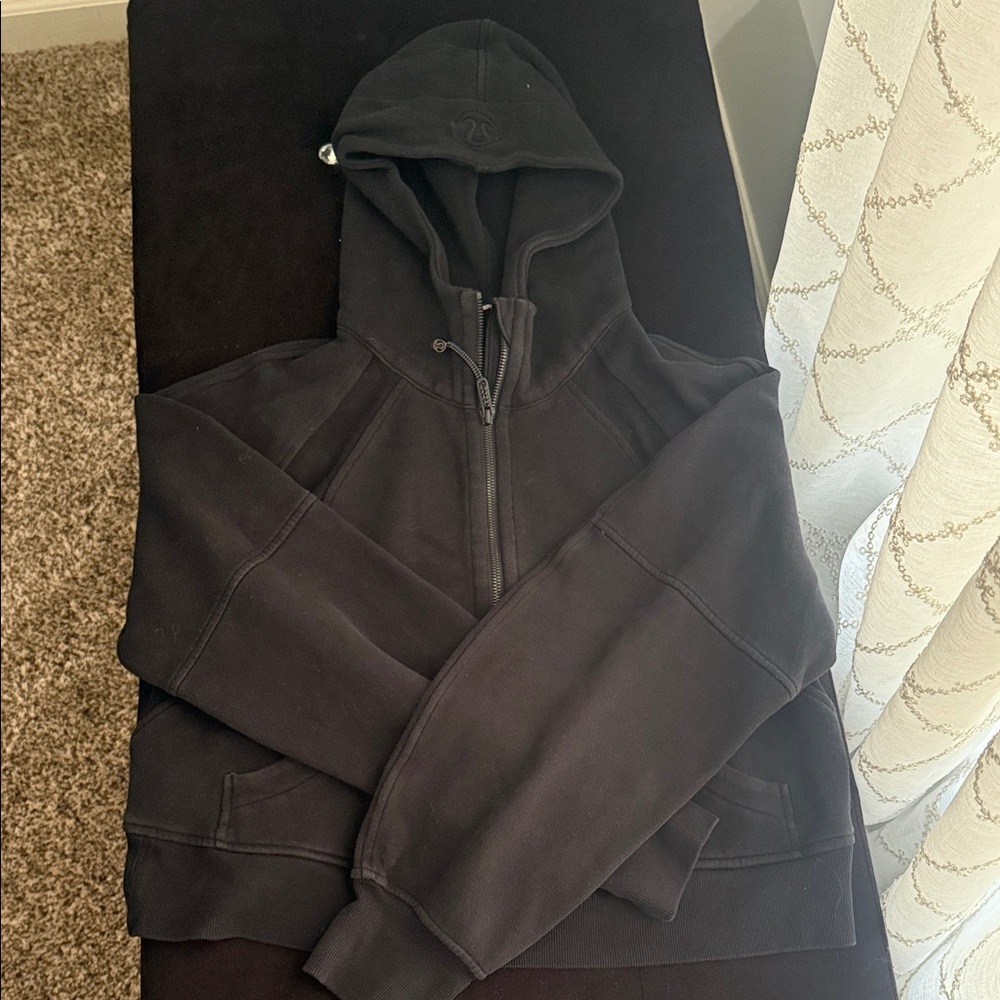 lululemon athletica Men's Black Zip-Up Sweater